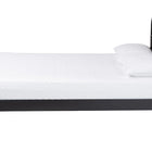 Baxton Studio Braith Farmhouse Black Spindle Wood King Size Platform Bed