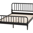 Baxton Studio Braith Farmhouse Black Spindle Wood Queen Size Platform Bed