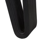 bali & pari Abebi Black Rattan Console Table - Modern Accent Table with Waterfall Silhouette and Open Hairpin Legs, Boho Coastal Style for Entryway, Hallway, or Living Room