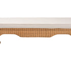 Abena Ming Style Natural Rattan Bench