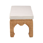 Abena Ming Style Natural Rattan Bench