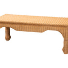 Abena Ming Style Natural Rattan Coffee Table