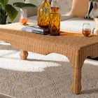 Abena Ming Style Natural Rattan Coffee Table