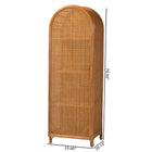bali & pari Paloma Natural Rattan Decorative Cabinet