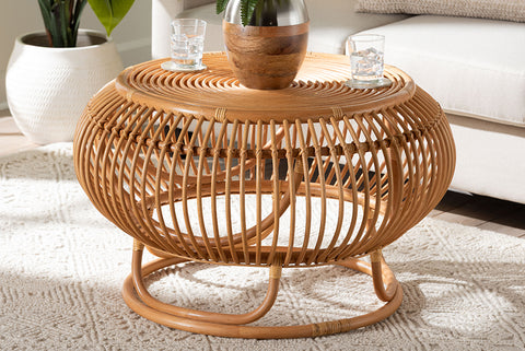 Adeola Natural Rattan Coffee Table