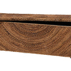 bali & pari Verino Handwoven Seagrass Storage Bench with Removable Lid - Rustic Wicker Trunk Chest for Entryway, Living Room, or Bedroom Organization