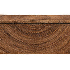 bali & pari Verino Handwoven Seagrass Storage Bench with Removable Lid - Rustic Wicker Trunk Chest for Entryway, Living Room, or Bedroom Organization