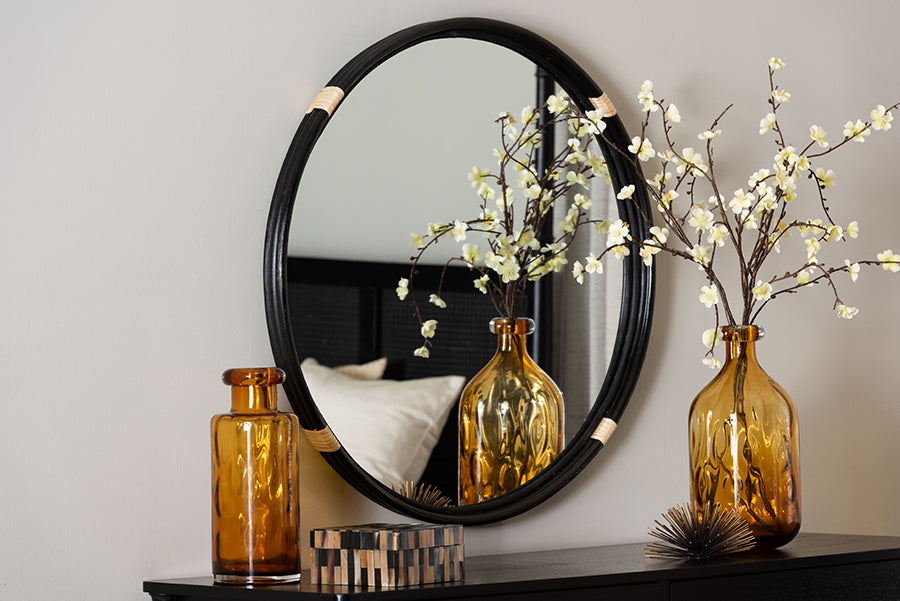 Fenicia Natural Rattan Mirror
