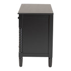 Baxton Studio Braith Farmhouse Black Spindle Wood 7-Drawer Dresser