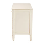 Baxton Studio Braith Farmhouse Ivory Spindle Wood 7-Drawer Dresser