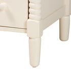 Baxton Studio Braith Farmhouse Ivory Spindle Wood 7-Drawer Dresser