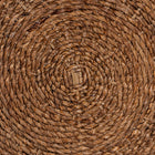 bali & pari Riau Handwoven Seagrass Coffee Table with Wooden Legs - Natural Wicker Round Living Room Table for Living Room or Bedroom Décor
