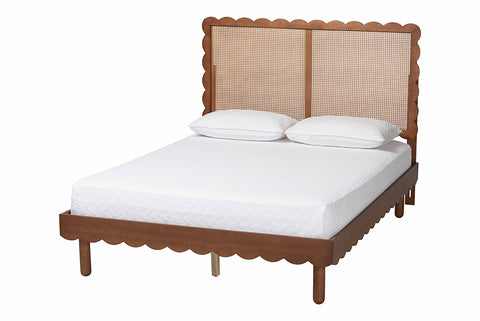 Orianthe Scalloped Platform Bed