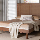 Orianthe Scalloped Platform Bed