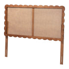 Baxton Studio Orianthe Scalloped Headboard, Queen