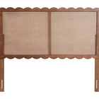 Baxton Studio Orianthe Scalloped Headboard, Queen