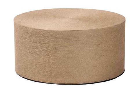 bali & pari Lapis Handwoven Jute Coffee Table - Boho Round Centerpiece with Natural Fiber Texture, Handcrafted Coastal Design for Living Room or Lounge Spaces