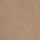 bali & pari Lapis Handwoven Jute Coffee Table - Boho Round Centerpiece with Natural Fiber Texture, Handcrafted Coastal Design for Living Room or Lounge Spaces