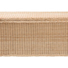 bali & pari Caden Braided Natural Rattan Chest with Lift-top Lid - Coastal Boho Style Storage Bench for Bedroom, Entryway, or Living Room Organization