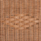 bali & pari Eamon Braided Natural Rattan Storage Bench with Cushioned Lift-Top Lid - Coastal Boho Style Chest for Bedroom, Entryway, or Living Room Organization, 31" Rectangle, Brown