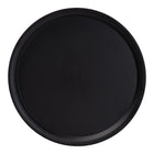Baxton Studio Webb Black Metal Pedestal Side Table - Modern Accent Table with Round Tray Top for Indoor or Semi-Outdoor Use