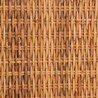 bali & pari Derris Natural Rattan Dining Chair with Cushion - Tall Wingback Side Chair with Solid Mango Wood Legs, Boho Coastal Style for Kitchen or Dining Room Seating, Light Honey
