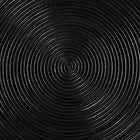 bali & pari Tokyo Laminated Natural Rattan Side Table -  Hourglass Accent Table with Modern Sculptural Design, Boho Chic Style for Living Room or Bedroom, Black