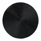 bali & pari Tokyo Laminated Natural Rattan Coffee Table - Handcrafted Bowl-Shaped Center Table for Living Room, Coastal Boho Style Furniture in Black