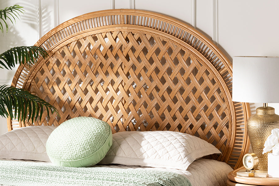Isabel Natural Rattan Standalone Headboard