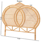bali & pari Nerita Natural Rattan Standalone Headboard, Queen