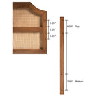 Baxton Studio Hermine Headboard, Queen