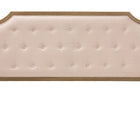 Baxton Studio Lourdes Upholstered Headboard, Queen