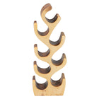 bali & pari Matana Suar Wood Wine Rack