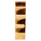 bali & pari Matana Suar Wood Wine Rack