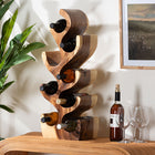 Matana Suar Wood Wine Rack