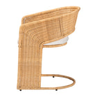 bali & pari Palm Bohemian Light Honey Rattan Dining Chair