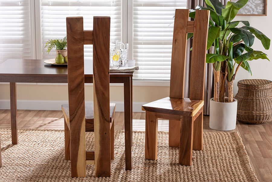 Lin Suar Wood Dining Chair