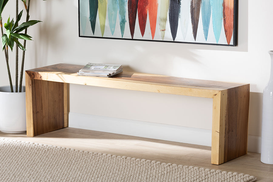 Bai Suar Wood Accent Bench