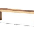 bali & pari Bai Suar Wood Accent Bench