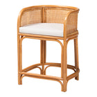 bali & pari Aria Natural Rattan Counter Stool