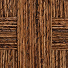 bali & pari Chabela Seagrass Counter Stool Set of 2 - Solid Mango Wood Frame with Woven Seat and Backrest, Rustic Boho Style Dining or Kitchen Island Seating, Brown