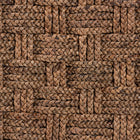 bali & pari Rhinos Handwoven Seagrass Daybed - Twin Size Coastal Boho Bed Frame with Basketweave Design