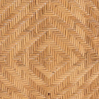 bali & pari Adam Natural Rattan Dining Chair with Curved Backrest and Removable Cushion - Handwoven Wicker Accent Chair for Dining Room or Kitchen