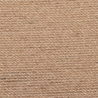 bali & pari Lenka Natural Jute Coffee Table - Textured Handwoven Cocktail Table with Sculptural Base and Irregular Top for Living Room or Lounge