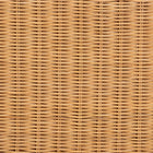 bali & pari Maritza Scalloped Natural Rattan Bed Frame - Handwoven Wicker Headboard and Footboard with Decorative Edge Detail, Boho Coastal Style for Bedroom, Queen