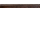 bali & pari Revelle Real Burl Wood Console Table in Dark Walnut Brown - Modern Entryway or Sofa Table with Waterfall Design and Minimalist Silhouette for Living Room or Hallway