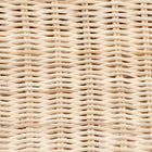 bali & pari Adonis Natural Rattan Display Shelf - Freestanding 6-Tier bookcase with Pagoda Top, Coastal Boho Storage Organizer