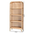 bali & pari Chusi Natural Rattan Decorative Shelf