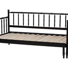 Baxton Studio Marisela Twin-To-King Expandable Daybed - Wood Spindle Bed Frame with Bamboo-Inspired Posts, Modern Transitional Bedroom Furniture