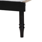 Baxton Studio Marisela Twin-To-King Expandable Daybed - Wood Spindle Bed Frame with Bamboo-Inspired Posts, Modern Transitional Bedroom Furniture